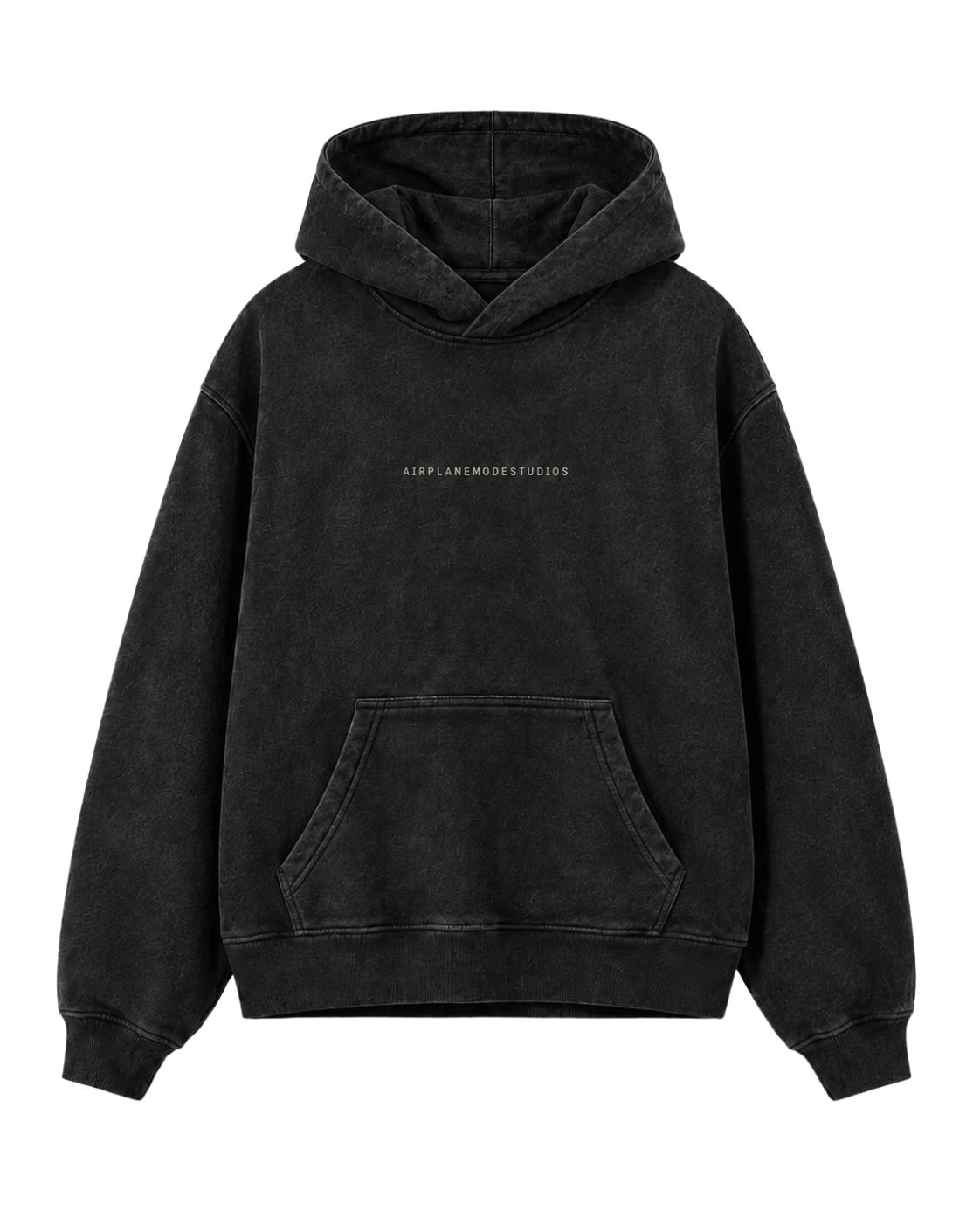 Offline Hours Washed Black Hoodie