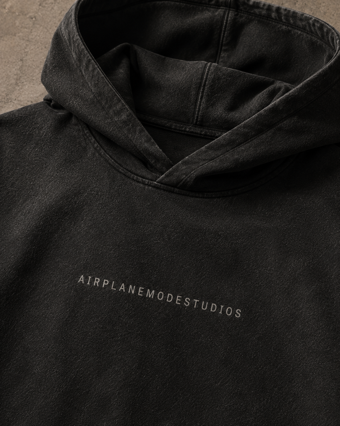 Offline Hours Washed Black Hoodie